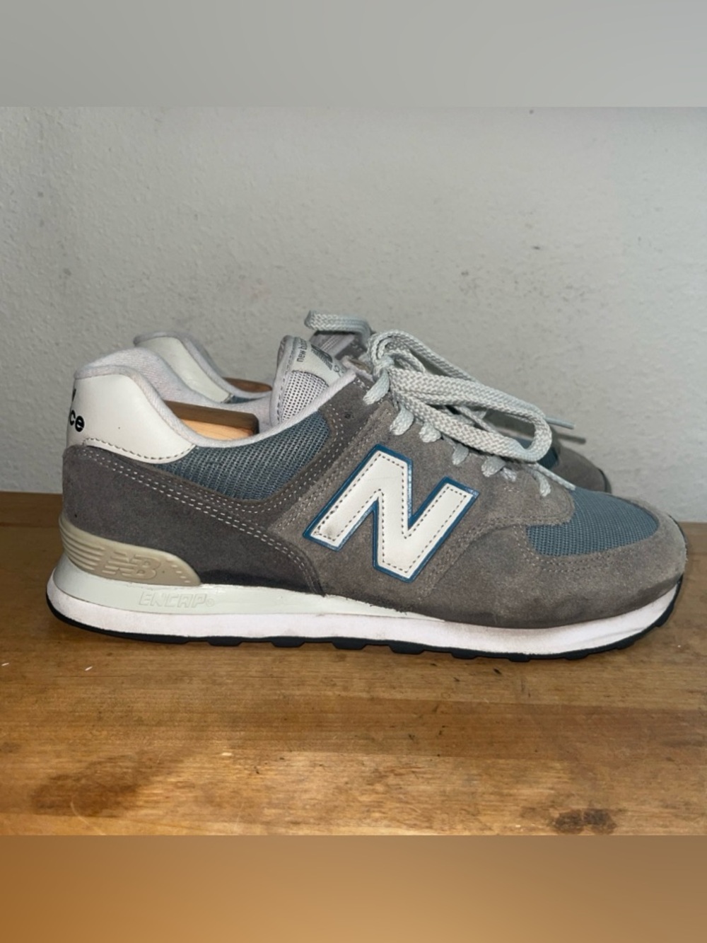 New Balance Classic 574 Shadow Gray/Raincloud ML574EG Sneakers Shoes Sz 10